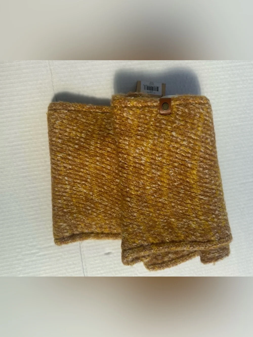 FRYE AND CO. Infinity Cold Weather Scarf - Bark Mustard